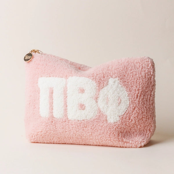 Pi Beta Phi Blush Teddy Letter Pouch