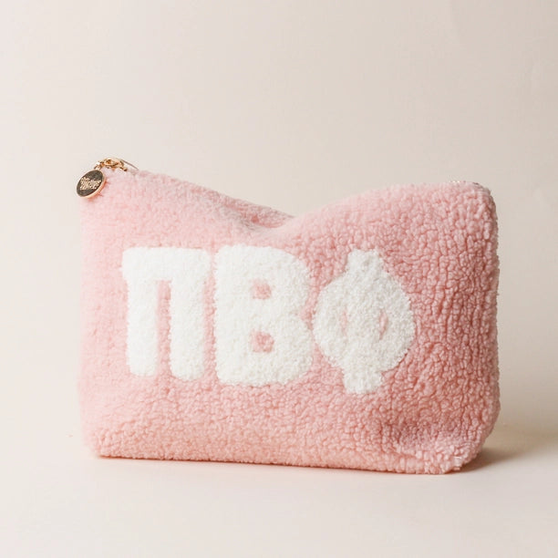 Pi Beta Phi Blush Teddy Letter Pouch