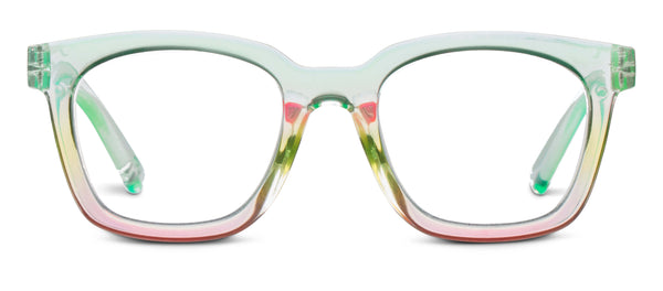 Clear Horizon Reading Glasses - Mint/Pink - 2.75