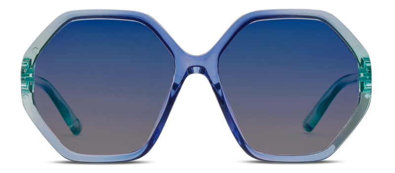 Calypso Polarized Sunglasses - Blue/Green