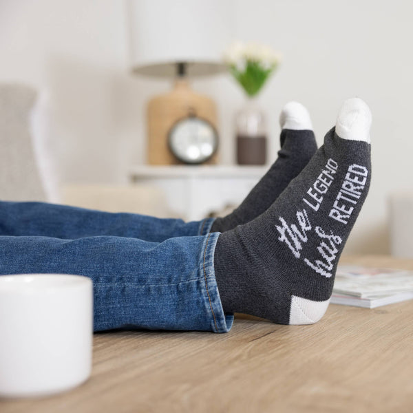The Legend - M/L Crew Socks: S/M