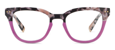 Faye - Black Marble/Pink - 2.50