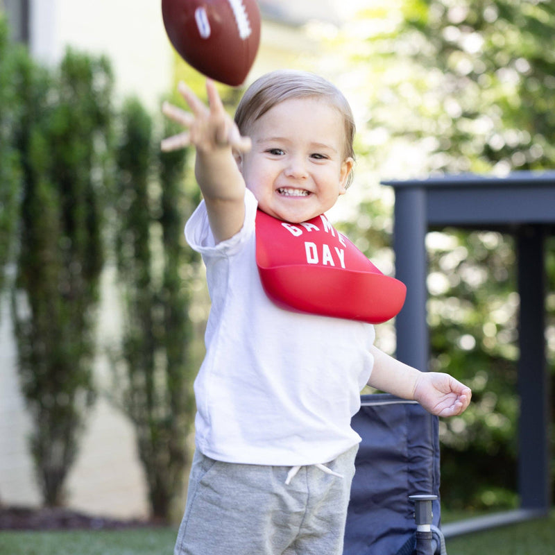 Game Day Wonder Bib: Red
