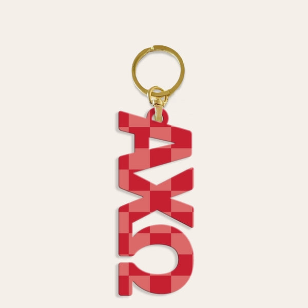 Alpha Chi Omega Acrylic Keychain