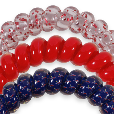 Spiral Hair Coils | Large | St. Louis Cardinals Hair Ties