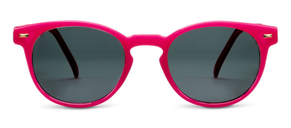 Boho Polarized Bi-Focal Reading Sunglasses - Fuchsia 2.50