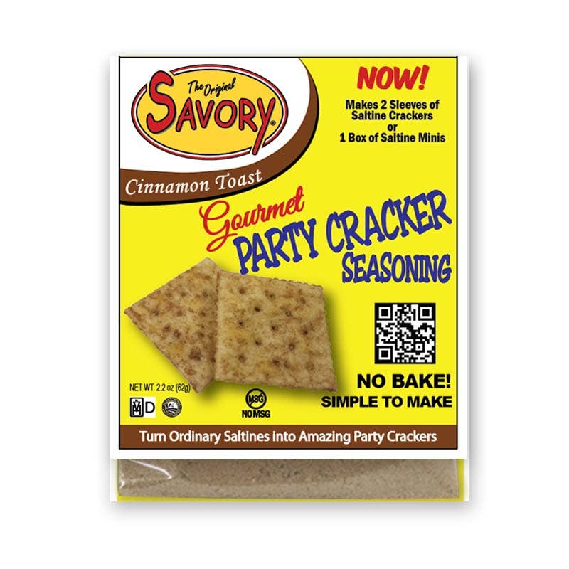 Savory Party Cracker Seasoning - Cinnamon Toast (25 count)
