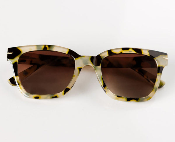 Sandy Polarized Sunglasses - Yellow Chai