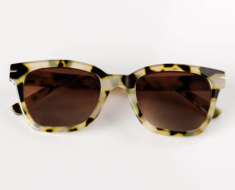 Sandy Polarized Sunglasses - Yellow Chai