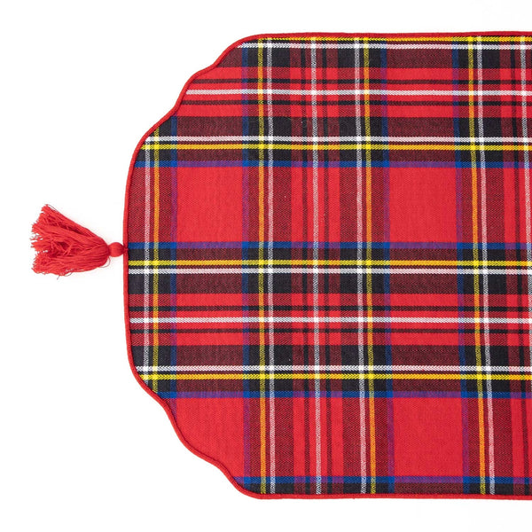 Nutcracker Toile Tassel Table Runner