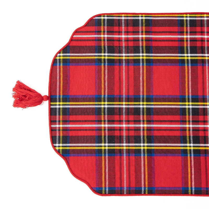 Nutcracker Toile Tassel Table Runner