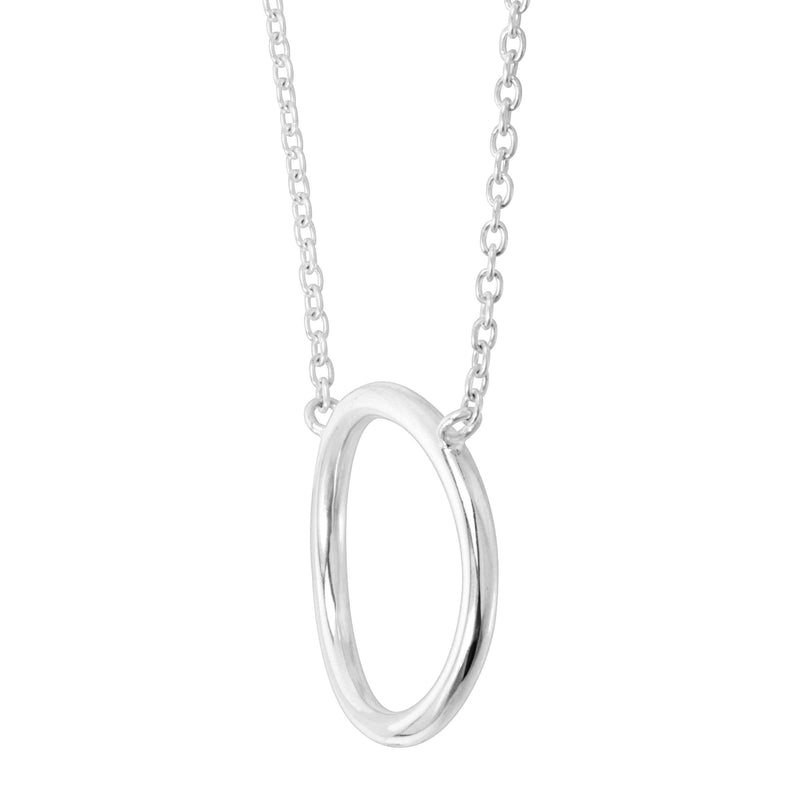 Silpada 'Karma' Open Circle Necklace in Sterling Silver