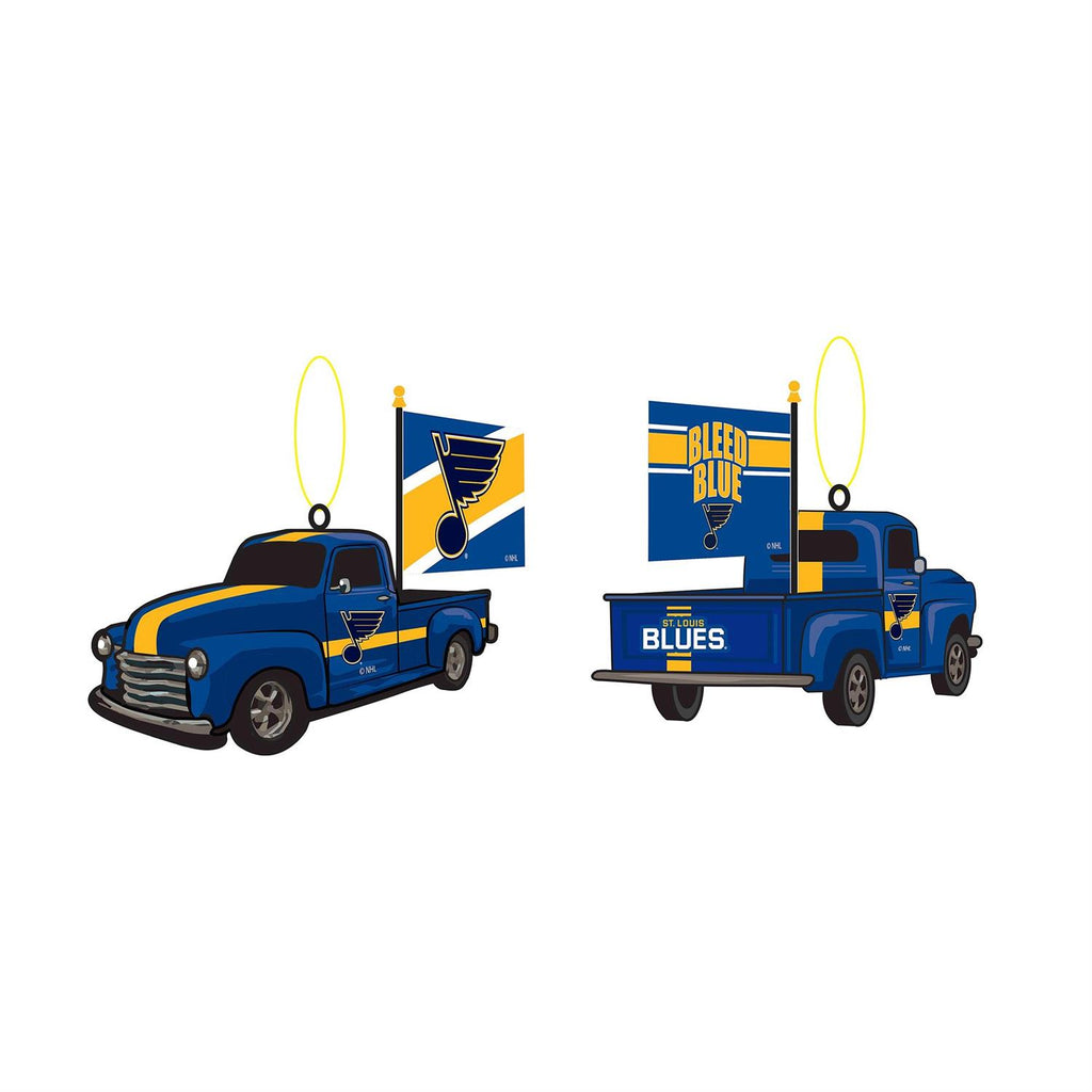 St. Louis Blues Rally Truck Ornament