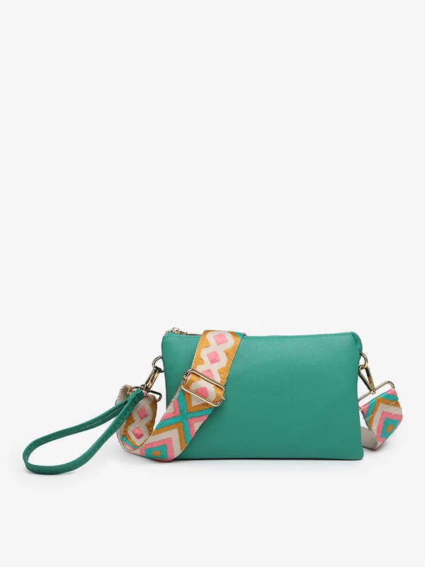 Izzy Crossbody w/ Guitar Strap: Kelly Green