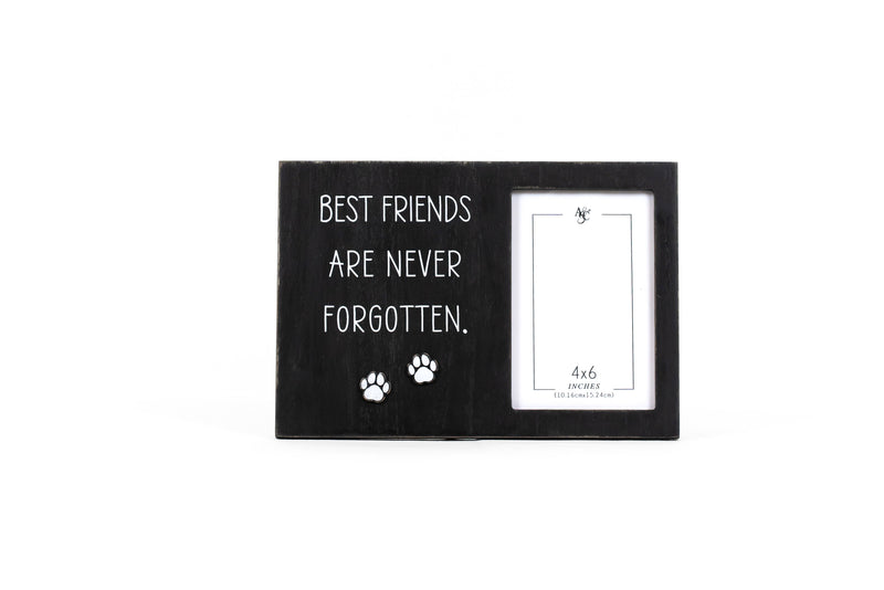 Best Friends Are Never Forgotten Wood Photo Frame for 4x6 photo