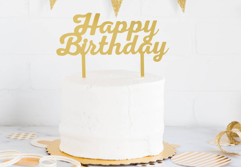 Happy Birthday  Cake Topper