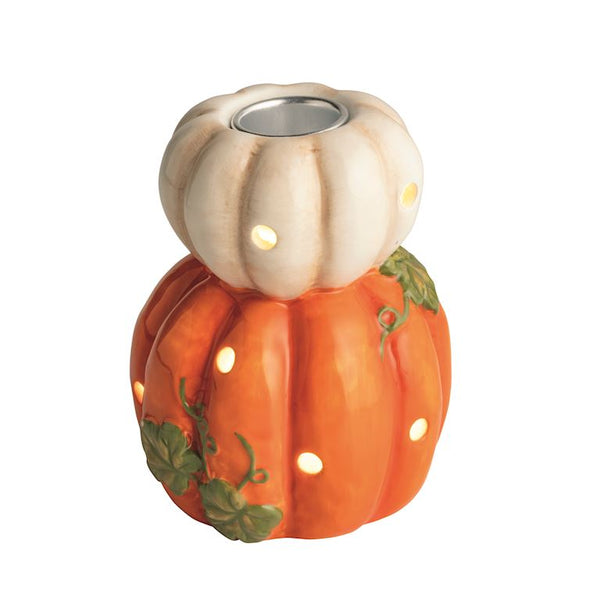 Pumpkin Light Up Taper Holder
