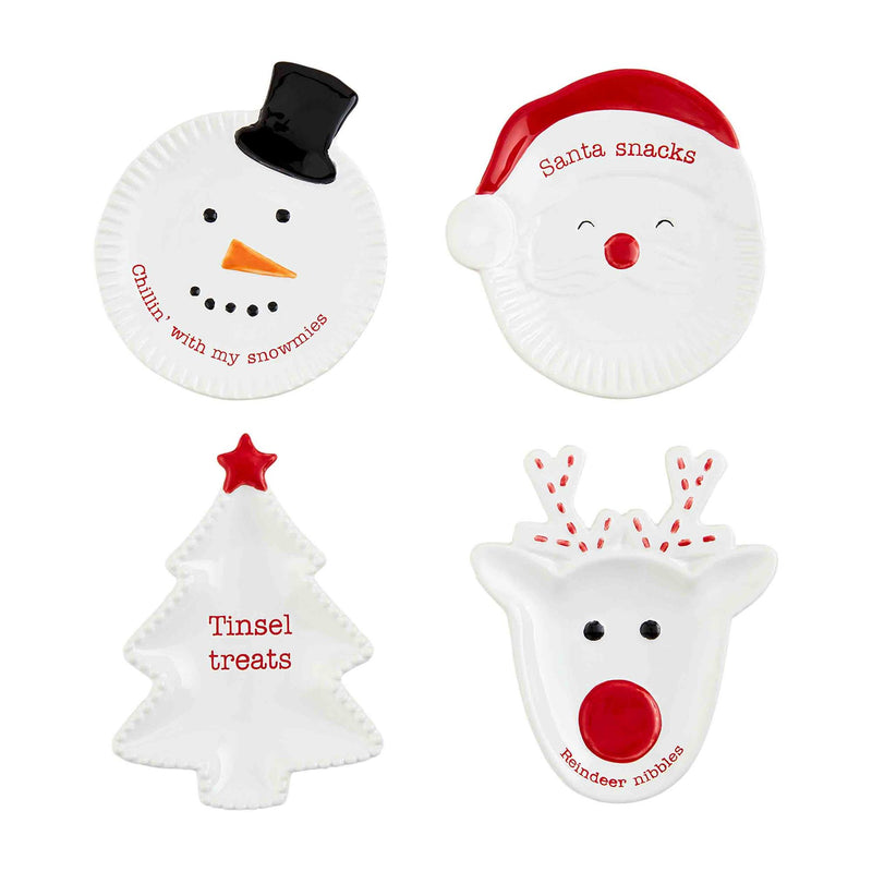 Santa Snacks Appetizer Plate