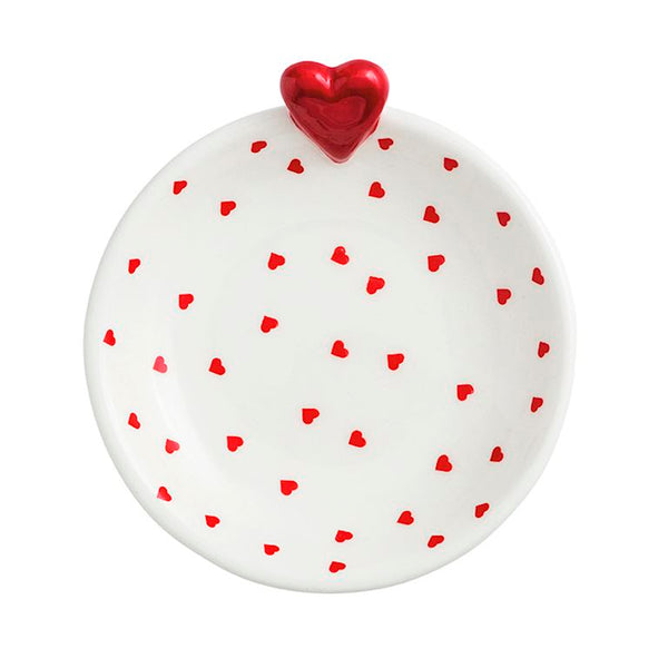 Red Heart Tidbit Dish