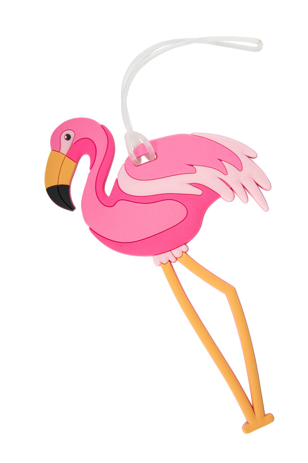 Flamingo Silicone Luggage Tag