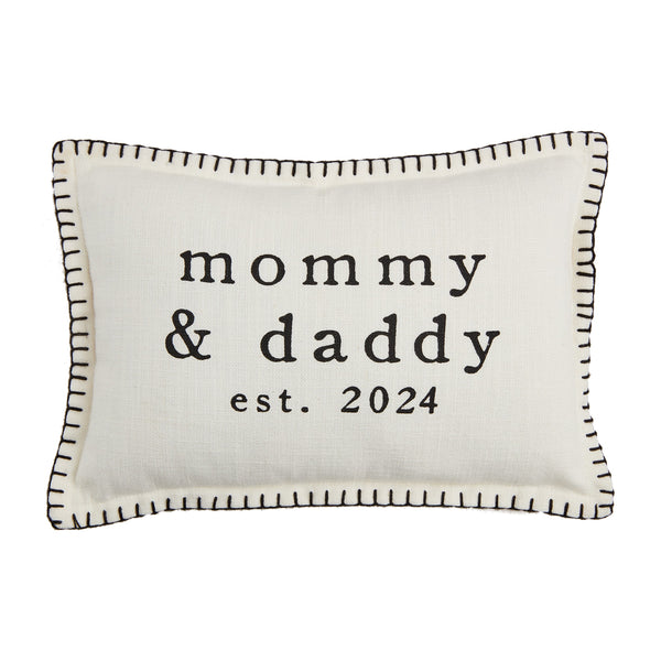 Parents Est. 2024 Pillow