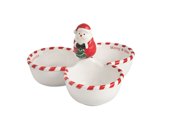 Santa Triple Tidbit With Spreader