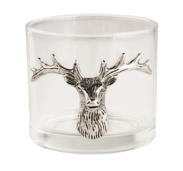 Deer Glass Tidbit Bowl