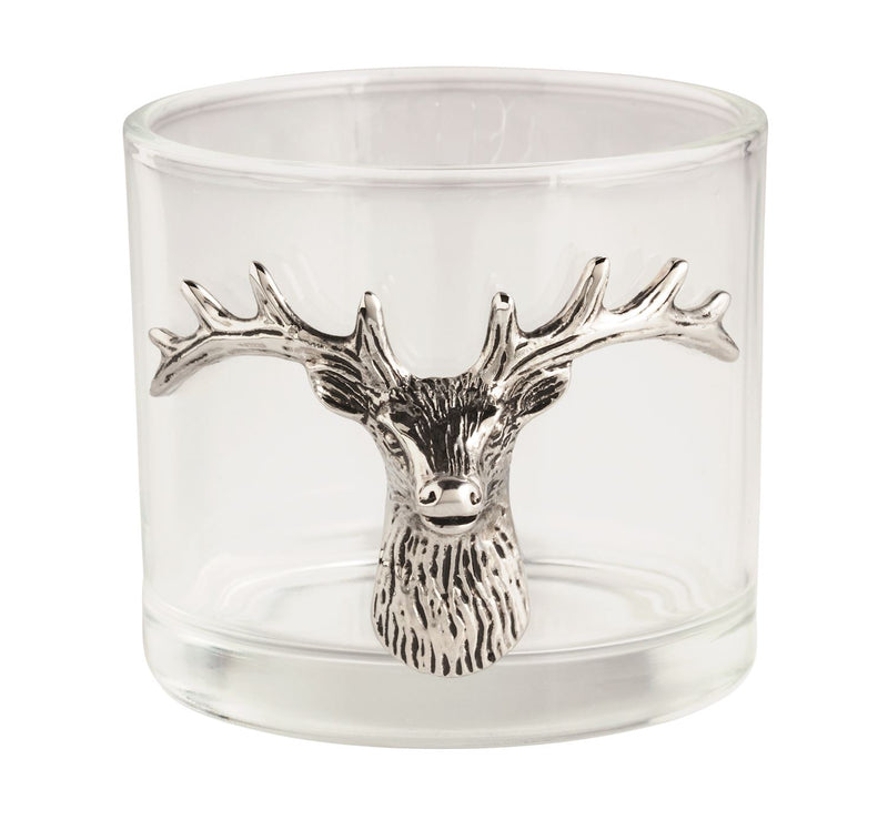 Deer Glass Tidbit Bowl