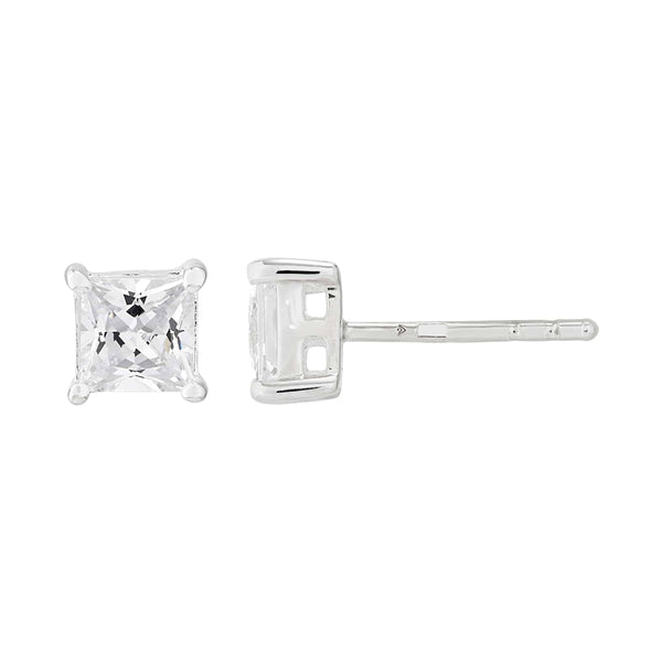 Silpada 'Shine Bright' Cubic Zirconia Stud Earring: White / 3/16