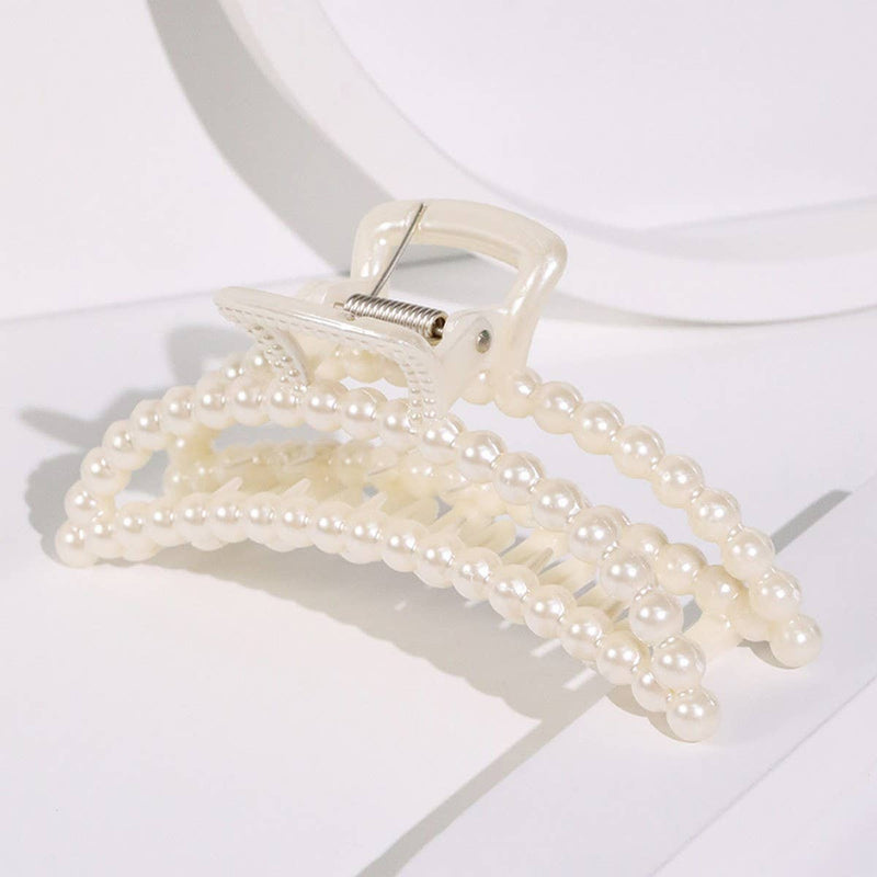 Chic Pearl Heart Claw Clip – Minimalist Hair Grip_CWAHA5650: TYPE5 / (OS) 1