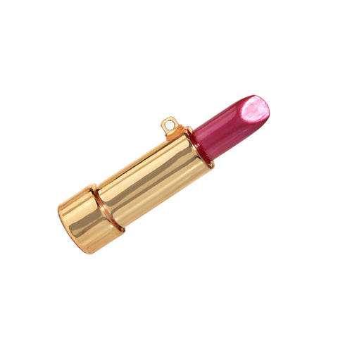 Pink Lipstick Ornament - Thumbnail 2