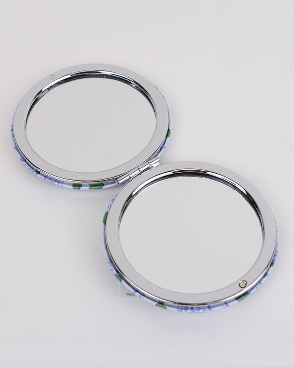 Hydrangea Pocket Mirror   Illusion/Multi   2.75"
