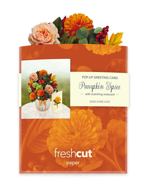 Mini Pumpkin Spice Pop Up Greeting Card