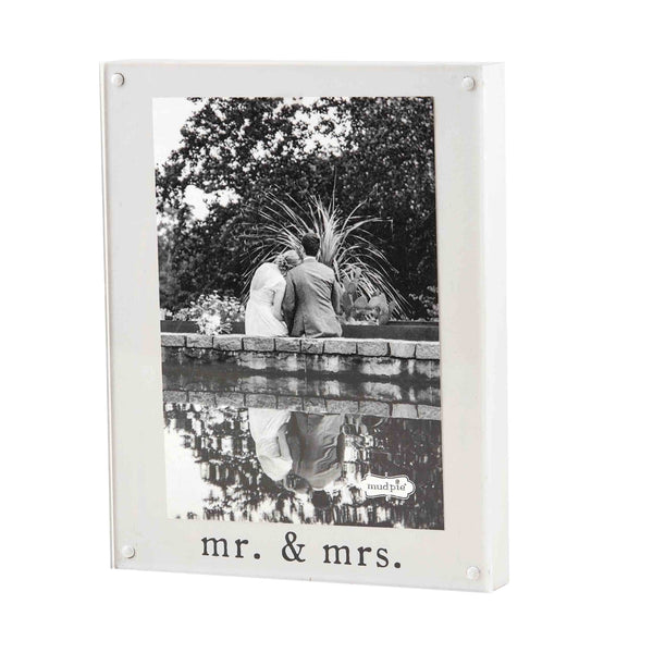 Acrylic Mr. & Mrs. Magnetic Block Frame