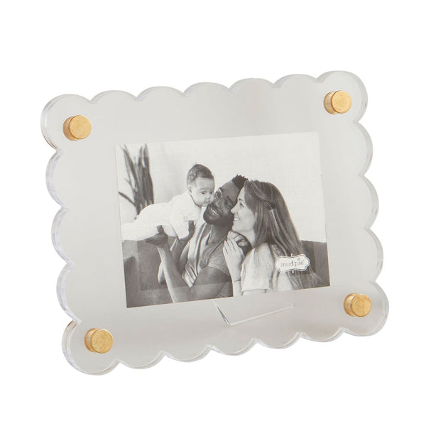 Rectangle Mini Scalloped Acrylic Frame