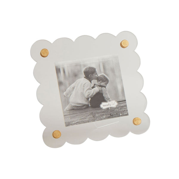 Square Mini Scalloped Acrylic Frame