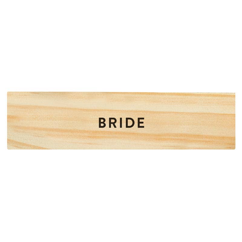 Wood Box with Gem Pen - Bride
