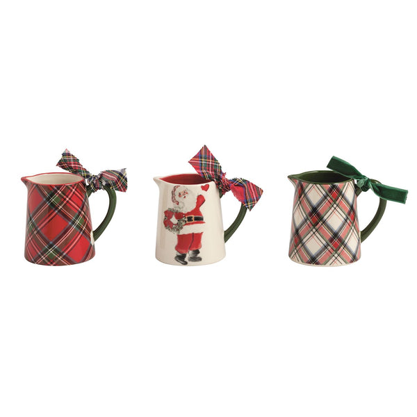 Tartan Christmas Mini Pitcher