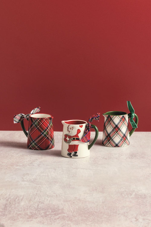 Tartan Christmas Mini Pitcher