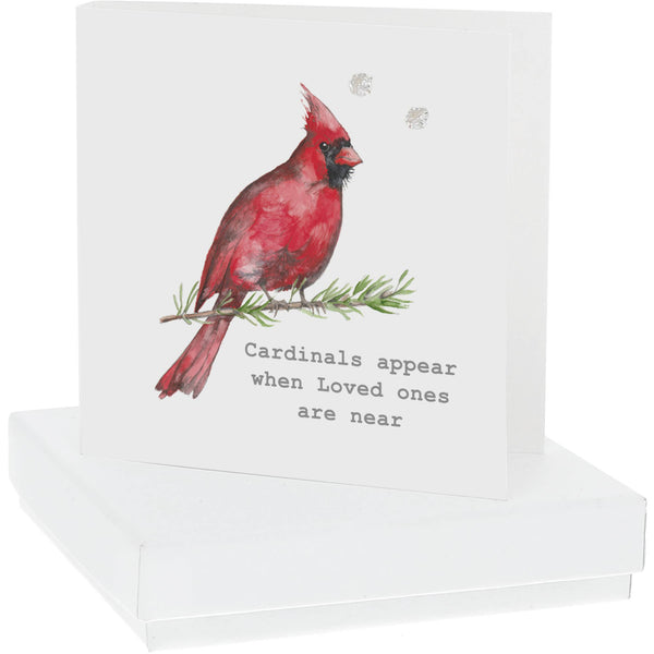 Cardinals Appear - Earring & Card Set