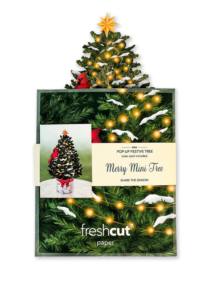 Merry Mini Tree Pop Up Greeting Card