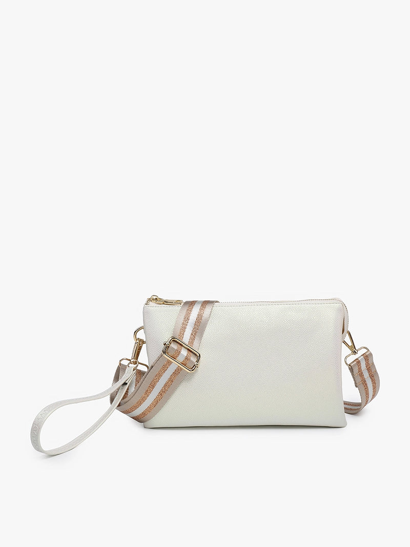 Izzy Crossbody w/ Guitar Strap: Pearl