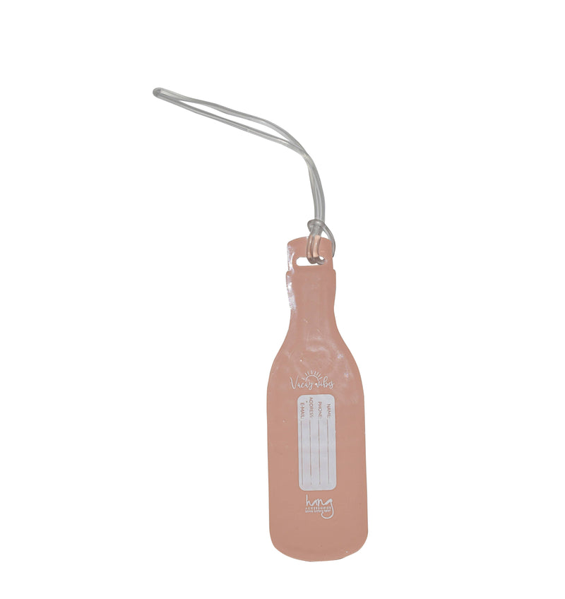 Rose Bottle Silicone Luggage Tag