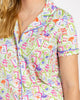 Mahjong Dreams Short Sleeve Button Up Sleep Shirt