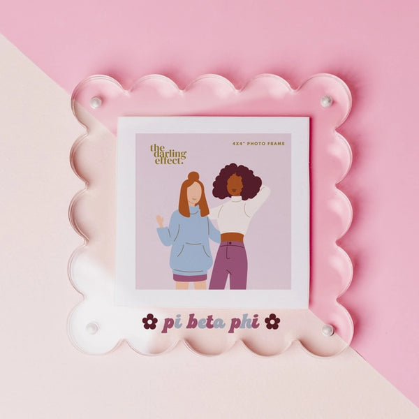 Pi Beta Phi Acrylic Picture Frame