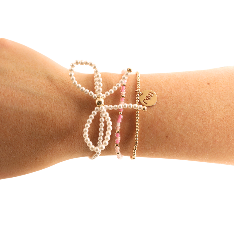 Gamma Phi Beta Charm Bracelet: Petite 6.25 inch