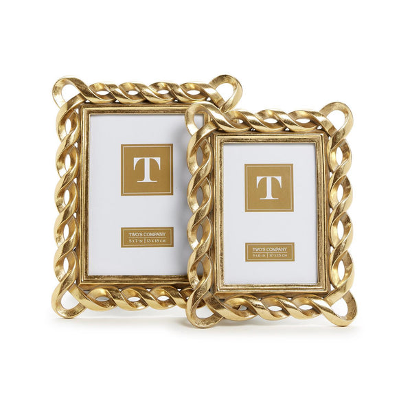 Golden Ribbon Photo Frame- 4 x 6