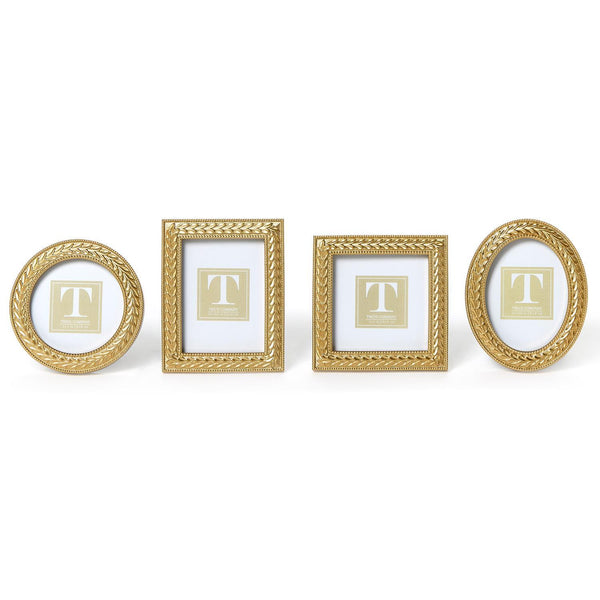 Laurel Wreath Gold Photo Frame