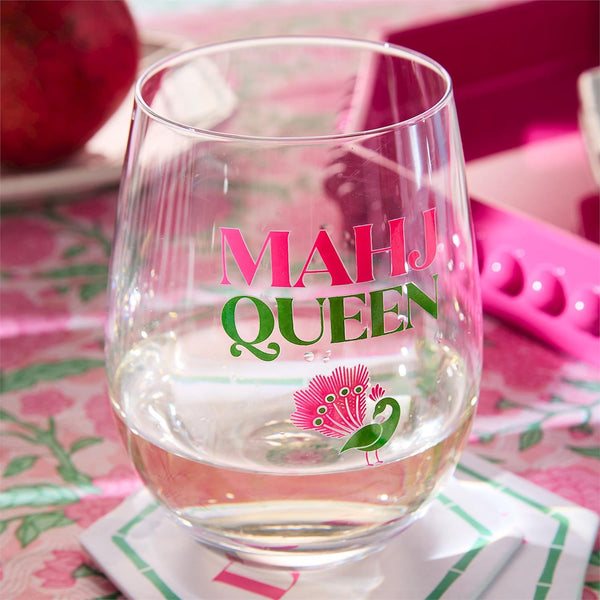 Mahj Queen Stemless