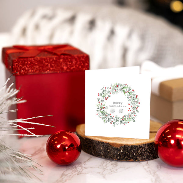 Merry Christmas - Earring & Card Set